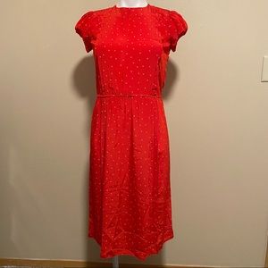 Vintage Petites for Maggy London red dress